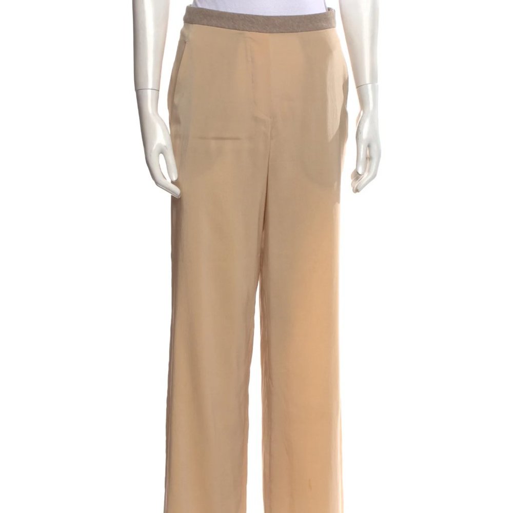 BRUNELLO CUCINELLI Silk Wide Leg Pants